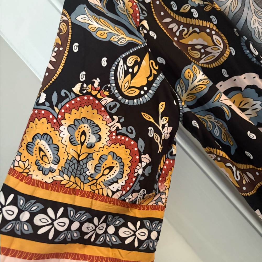 SHEIN Multicolor Paisley Kimono - Picture 2 of 2